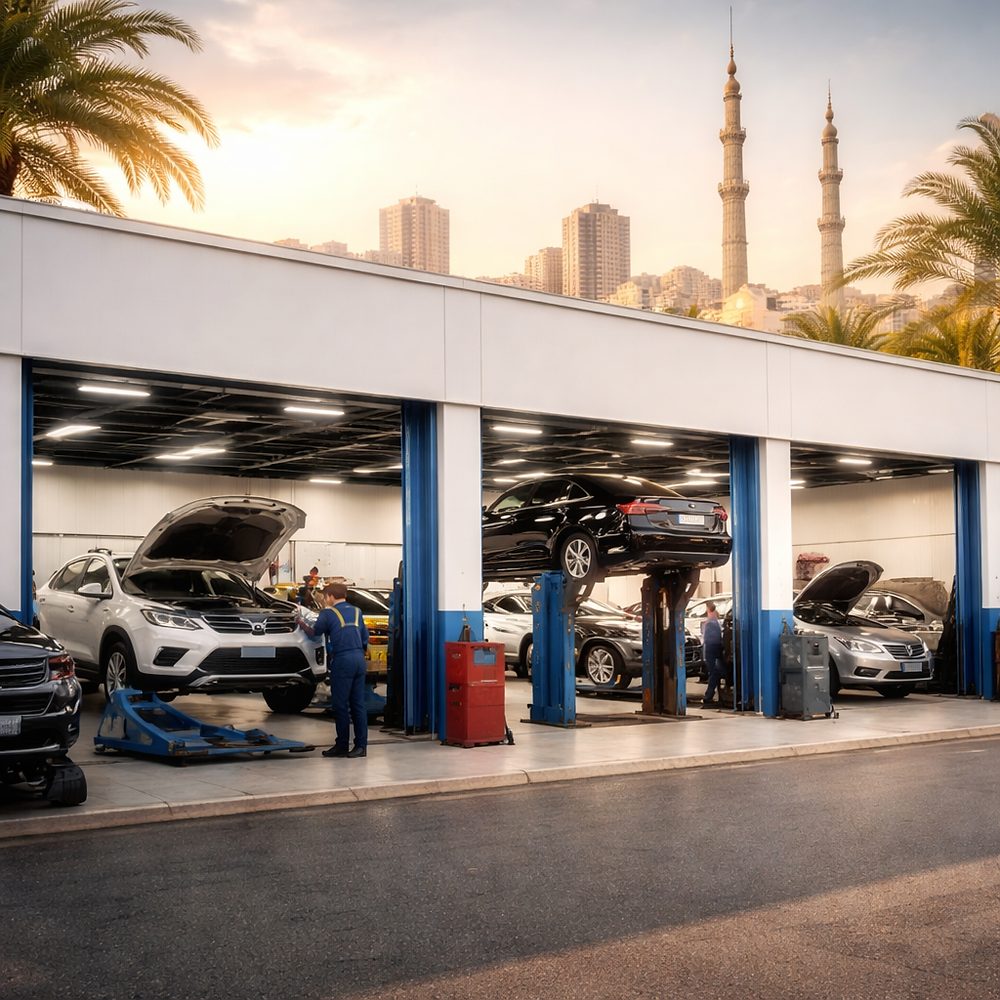 How do you compare garages in Ajman before choosing one?