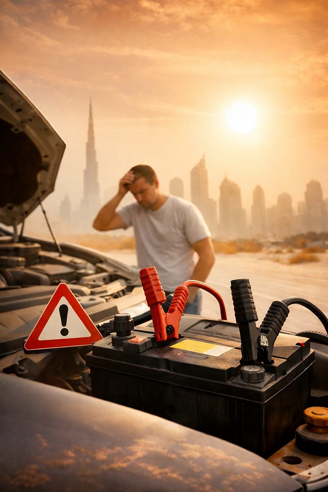 Is Your Car Battery Dying in Dubai Heat? Signs You Shouldn’t Ignore